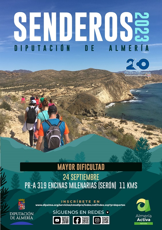 Senderos  2023.PR-A 319. Sendero de Las Encinas Milenarias (Serón) 24-9-2023